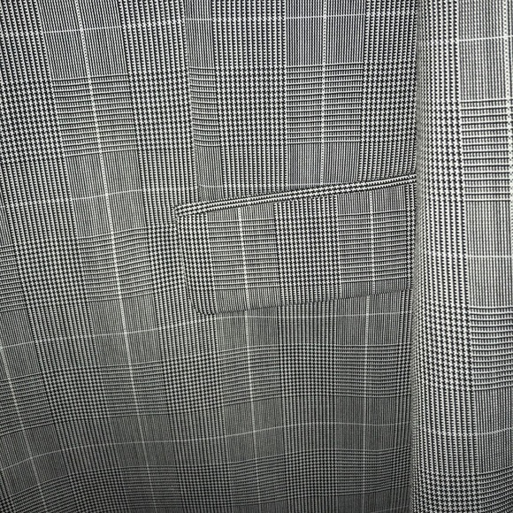 Plaid blue blazer - Picture 3 of 5